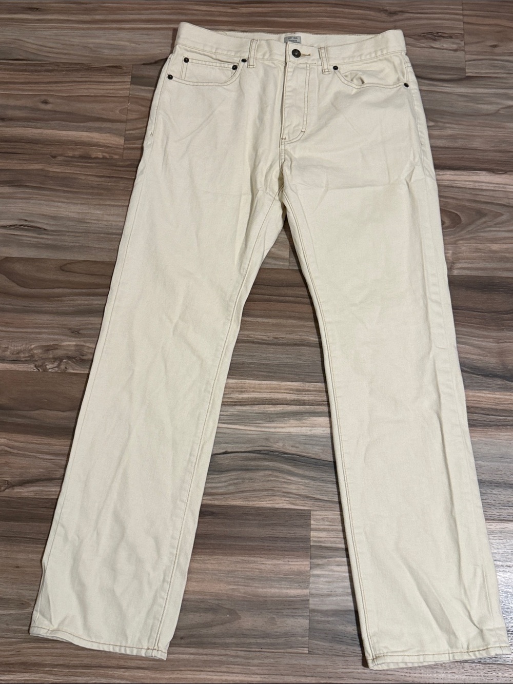 J. Crew Vintage Slim Straight Jeans Sz. 31x32 Beige NWOT Classic Casual